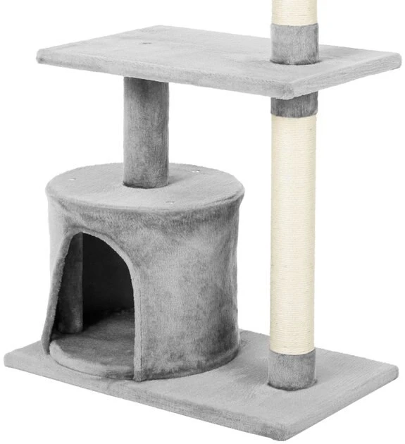 Frisco 38-in Cat Tree with Condo, Top Perch & Toy 6 Frisco 38-in Cat Tree with Condo, Top Perch & Toy - Image 4
