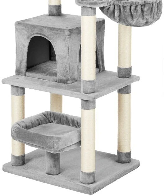 Frisco 66-in Cat Tree with Bed, Condo, Lounge Basket & Top Perch 6 Frisco 66-in Cat Tree with Bed, Condo, Lounge Basket & Top Perch - Image 4
