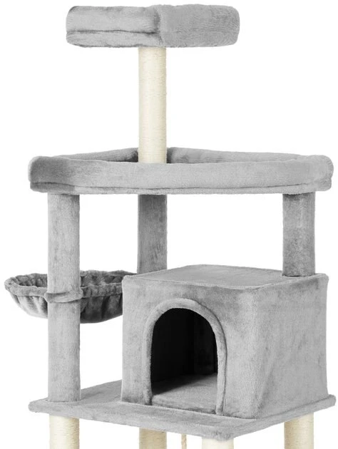 Frisco 73-in Cat Tree with Hammock, Condo, Lounge Basket, Top Perch & Bed 6 Frisco 73-in Cat Tree with Hammock, Condo, Lounge Basket, Top Perch & Bed - Image 4