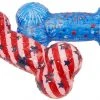 Frisco Americana TPR Bone Squeaky Dog Toy, 2 count