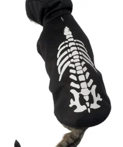 Frisco Glow in the Dark Skeleton Dog & Cat Hoodie