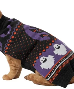 Frisco Spooky Ghost Dog & Cat Sweater