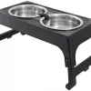Frisco Stainless Steel Bowls with Adjustable Elevated Holder, 7 Cups 2 Frisco Stainless Steel Bowls with Adjustable Elevated Holder, 7 Cups -Frisco Sales 2024 216015 MAIN. SY630 V1591020379