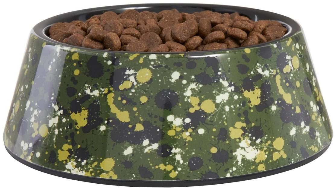 Frisco Camo Paint Splashed Melamine Bowl, 3 Cup 5 Frisco Camo Paint Splashed Melamine Bowl, 3 Cup - Image 3