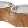Frisco Double Stainless Steel Bowl, Wood Design, 0.75 Cup 2 Frisco Double Stainless Steel Bowl, Wood Design, 0.75 Cup -Frisco Sales 2024 216068 MAIN. SY630 V1591021033