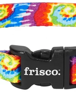 Frisco Tie Dye Swirl Polyester Dog Collar