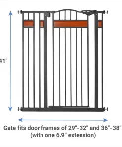 Frisco Wood Accents Extra Tall Auto-close Dog Gate, 41-in -Frisco Sales 2024 221968 PT1. SY630 V1599256962