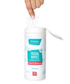 Frisco Dog & Cat Facial Grooming Wipes, Unscented -Frisco Sales 2024 222159 PT3. SY630 V1599641160