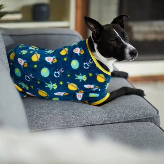 Frisco Outer Space Dog & Cat Cozy Fleece PJs 7 Frisco Outer Space Dog & Cat Cozy Fleece PJs - Image 5