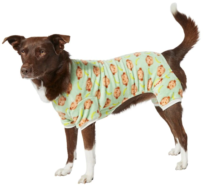 Frisco Monkeys Dog & Cat Cozy Fleece PJs 3 Frisco Monkeys Dog & Cat Cozy Fleece PJs