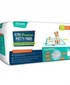 Frisco Non-Skid Ultra Premium Dog Training & Potty Pads, 22 x 23-in