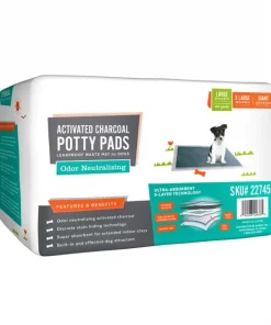 Frisco Charcoal Dog Training & Potty Pads, 22 x 23-in, Unscented