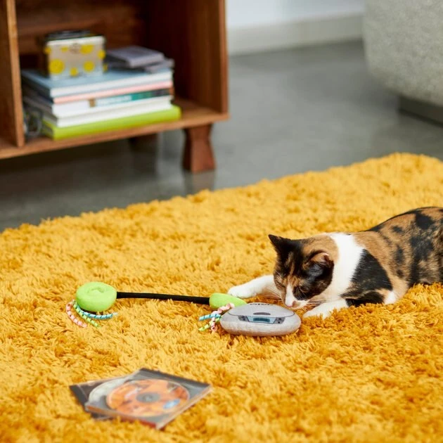 Frisco Retro CD Player Plush Cat Toy with Catnip 5 Frisco Retro CD Player Plush Cat Toy with Catnip - Image 3
