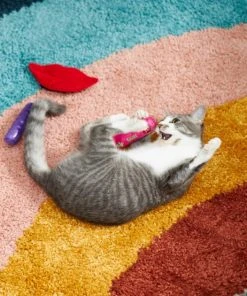 Frisco Retro Lip Gloss Plush Cat Toy with Catnip -Frisco Sales 2024 230274 PT3. SY630 V1602639773