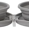 Frisco Travel Collapsible Silicone Dog & Cat Bowl, Gray -Frisco Sales 2024 232062 MAIN. SY630 V1605047822