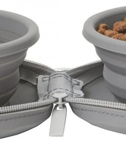 Frisco Travel Collapsible Silicone Dog & Cat Bowl, Gray -Frisco Sales 2024 232062 PT3. SY630 V1605134535