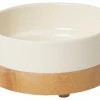 Frisco Melamine Dog & Small Pet Bowl with Bamboo Base