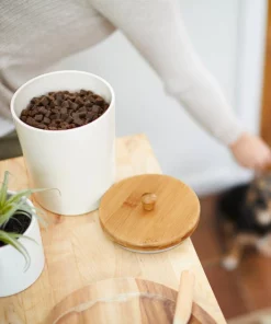 Frisco Melamine Dog & Cat Treat Jar with Bamboo Lid, 8 Cups -Frisco Sales 2024 232068 PT8. SY630 V1605738445