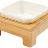 Frisco Square Melamine Dog & Cat Bowl with Bamboo Stand -Frisco Sales 2024 232072 MAIN. SY630 V1605057737