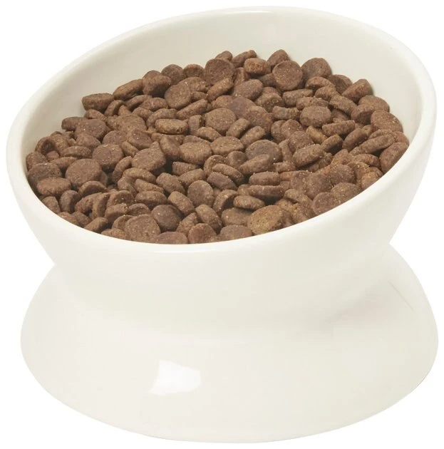 Frisco Double-Sided Ceramic Elevated Cat Bowl, 1.25 cups 4 Frisco Double-Sided Ceramic Elevated Cat Bowl, 1.25 cups - Image 2
