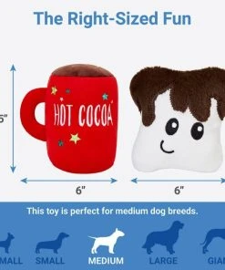 Frisco Holiday Hot Cocoa 2-in-1 Plush Squeaky Dog Toy 9 Frisco Holiday Hot Cocoa 2-in-1 Plush Squeaky Dog Toy -Frisco Sales 2024 233199 PT1. SY630 V1605585782