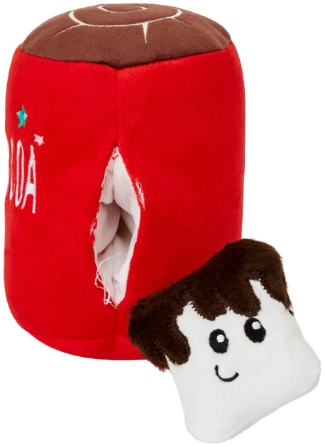 Frisco Holiday Hot Cocoa 2-in-1 Plush Squeaky Dog Toy 6 Frisco Holiday Hot Cocoa 2-in-1 Plush Squeaky Dog Toy - Image 4