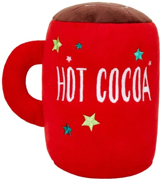 Frisco Holiday Hot Cocoa 2-in-1 Plush Squeaky Dog Toy 8 Frisco Holiday Hot Cocoa 2-in-1 Plush Squeaky Dog Toy - Image 6