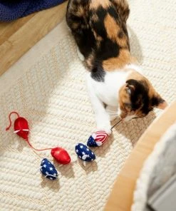 Frisco Americana Plush Mice Cat Toy with Catnip, 5 count -Frisco Sales 2024 233575 PT2. SY630 V1600973850