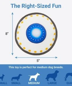 Frisco Plush & TPR Squeaky UFO Dog Toy 6 Frisco Plush & TPR Squeaky UFO Dog Toy -Frisco Sales 2024 233583 PT1. SY630 V1602685572