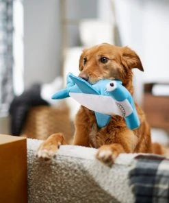 Frisco Ballistic Nylon Plush Squeaky Hammerhead Shark Dog Toy -Frisco Sales 2024 233593 PT3. SY630 V1600973836