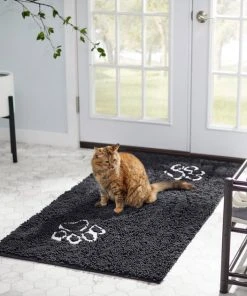 Frisco Microfiber Chenille Paw Print Doormat Runner -Frisco Sales 2024 235889 PT4. SY630 V1606833824