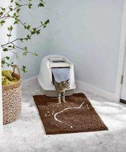 Frisco Microfiber Chenille Cat Silhouette Litter Mat -Frisco Sales 2024 235901 PT4. SY630 V1606833738