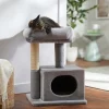 Frisco 24.8-in Faux Fur Cat Tree & Condo -Frisco Sales 2024 236544 MAIN. SY630 V1637693529