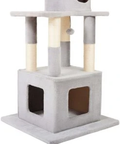 Frisco 54 in Faux Fur Cat Tree & Condo -Frisco Sales 2024 236550 PT4. SY630 V1637693733