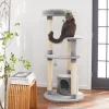 Frisco 59.5-in Heavy Duty Faux Fur Cat Tree & Condo