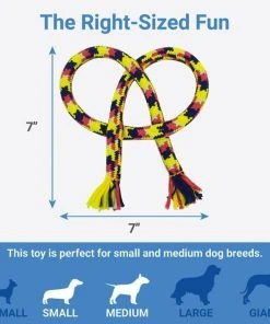 Frisco Pretzel Rope Dog Toy -Frisco Sales 2024 242141 PT1. SY630 V1605629206