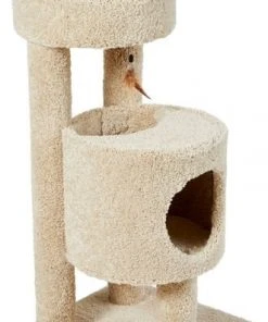 Frisco 36-in Real Carpet Wooden Cat Tree -Frisco Sales 2024 244520 PT2. SY630 V1603496784