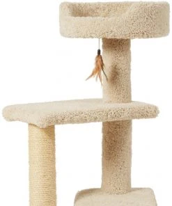 Frisco 41.5-in Real Carpet Wooden Cat Tree -Frisco Sales 2024 244526 PT4. SY630 V1603204607