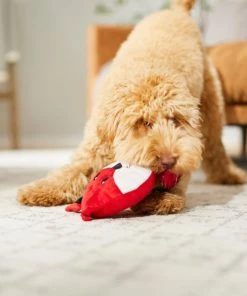 Frisco Fox Disc Plush Squeaky Dog Toy -Frisco Sales 2024 245928 PT2. SY630 V1607371965