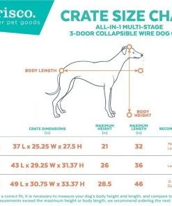 Frisco Heavy Duty All-in-1 Multi-Stage 3 Door Collapsible Wire Dog Crate -Frisco Sales 2024 247915 PT2. SY630 V1611265566