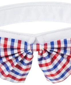 Frisco Plaid Dog & Cat Bow Tie, Red & Blue -Frisco Sales 2024 248722 PT3. SY630 V1613762799