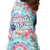 Frisco Pawsitive Vibes Tiedye Print Dog & Cat T-Shirt -Frisco Sales 2024 248782 MAIN. SY630 V1644959489