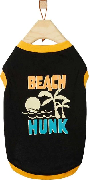 Frisco Beach Hunk Dog & Cat T-Shirt 3 Frisco Beach Hunk Dog & Cat T-Shirt