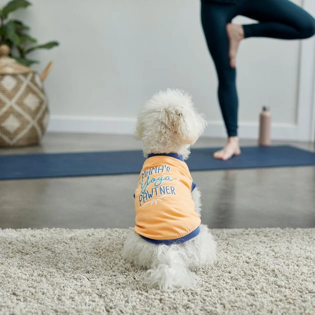 Frisco Mama's Yoga Pawtner Dog & Cat T-Shirt 8 Frisco Mama's Yoga Pawtner Dog & Cat T-Shirt - Image 6