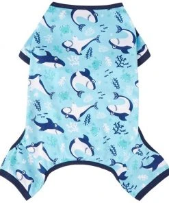 Frisco Happy Shark Dog & Cat Jersey PJs -Frisco Sales 2024 249122 PT3. SY630 V1614006406