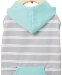 Frisco Striped Colorblock Dog & Cat Hoodie, Teal -Frisco Sales 2024 249146 PT3. SY630 V1614374510