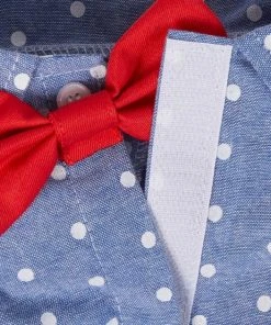 Frisco Polka Dot Chambray Dog & Cat Button Up Shirt -Frisco Sales 2024 249161 PT5. SY630 V1624598554