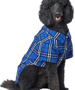Frisco Plaid Dog & Cat Button Up Shirt, Navy Plaid -Frisco Sales 2024 249176 PT2. SY630 V1624595559