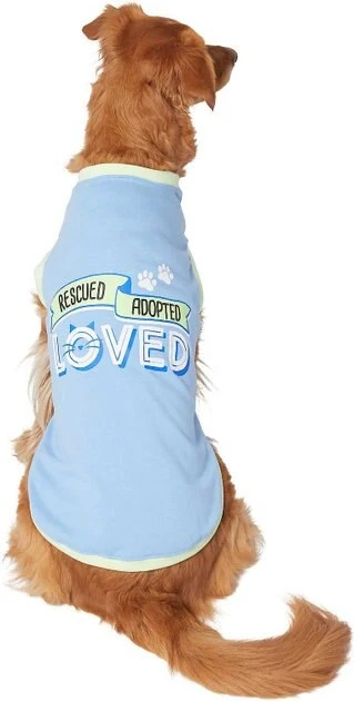 Frisco Rescued, Adopted, Loved Dog & Cat T-Shirt, Blue 5 Frisco Rescued, Adopted, Loved Dog & Cat T-Shirt, Blue - Image 3