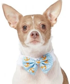 Frisco Nautical Anchor Dog & Cat Bow Tie